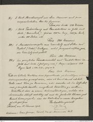 Nachlass Franz Steindachner, Brief von Ivan Gorup an die Direktion des k.k. kulturhistorisches Hofmuseums (15.01.1908), Inv.Nr. 171.01, Seite 3